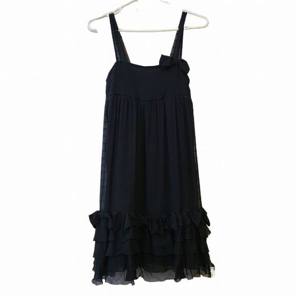 Juicy Couture bow detail sheer lined dress Size S - Picture 1 of 10